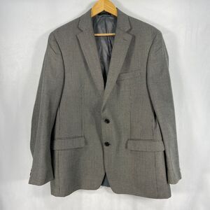 Lauren‎ Ralph Lauren Mens Blazer Sport Coat Jacket Black White Micro Check 42R